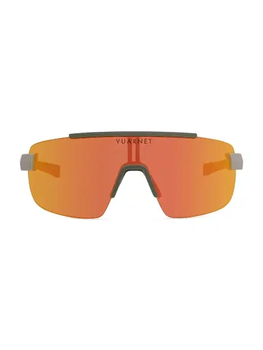 Vuarnet Men's Outdoor-Racing Mirrrored Mask Sunglasses - Shiny Beige Roviex | Thumbnail 2