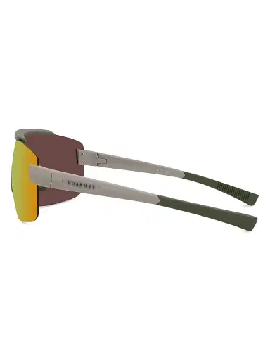 Vuarnet Men's Outdoor-Racing Mirrrored Mask Sunglasses - Shiny Beige Roviex | Thumbnail 3