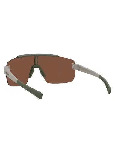 Vuarnet Men's Outdoor-Racing Mirrrored Mask Sunglasses - Shiny Beige Roviex | Thumbnail 4