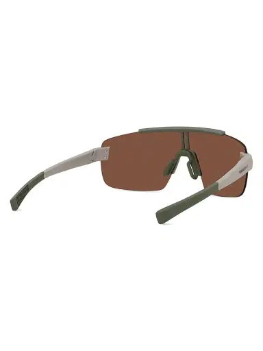 Vuarnet Men's Outdoor-Racing Mirrrored Mask Sunglasses - Shiny Beige Roviex | Thumbnail 6