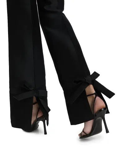 PRABAL GURUNG Women's Tie Cuff Trousers | Thumbnail 6 PRABAL GURUNG Women's Tie Cuff Trousers | Thumbnail 6