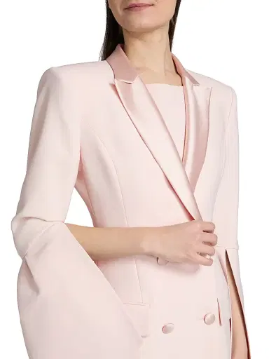 PRABAL GURUNG Women's Stretch Crepe Tuxedo Jacket | Thumbnail 6 PRABAL GURUNG Women's Stretch Crepe Tuxedo Jacket | Thumbnail 6