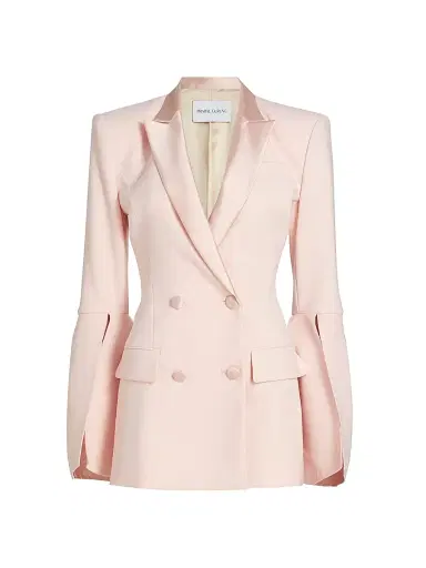 PRABAL GURUNG Women's Stretch Crepe Tuxedo Jacket | Thumbnail 1 PRABAL GURUNG Women's Stretch Crepe Tuxedo Jacket | Thumbnail 1