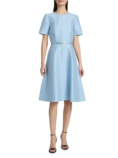 PRABAL GURUNG Women's Silk-Wool Cocktail Dress | Thumbnail 3