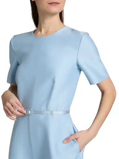 PRABAL GURUNG Women's Silk-Wool Cocktail Dress | Thumbnail 6