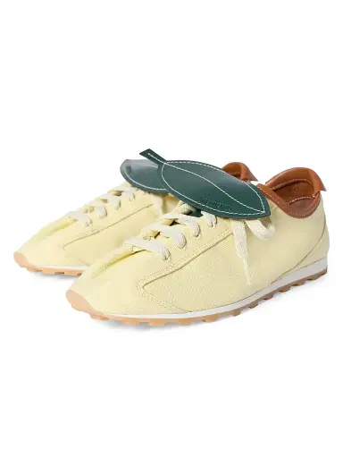 Jacquemus Men's Les Tennis Cotton Canvas Sneakers | Thumbnail 2