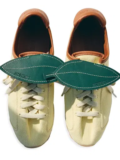 Jacquemus Men's Les Tennis Cotton Canvas Sneakers | Thumbnail 3
