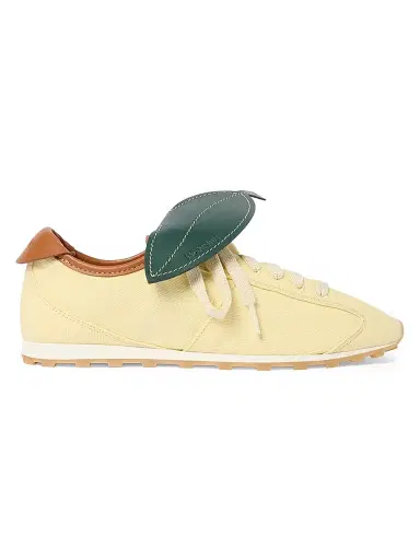 Jacquemus Men's Les Tennis Cotton Canvas Sneakers | Thumbnail 1