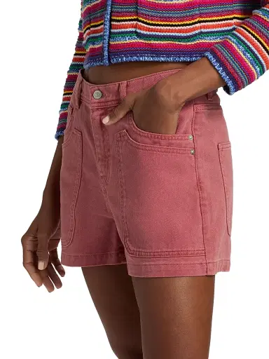 Ba&sh Women's Bevy Denim Shorts - Blush - Size XL | Thumbnail 4 Ba&sh Women's Bevy Denim Shorts - Blush - Size XL | Thumbnail 4