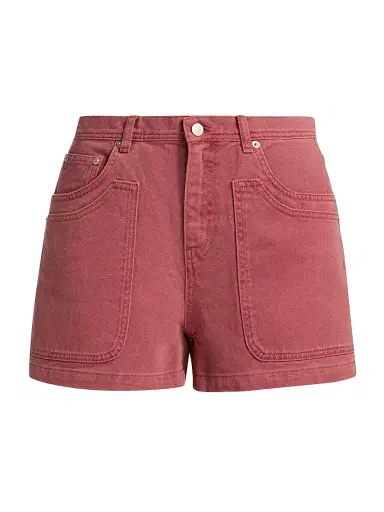 Ba&sh Women's Bevy Denim Shorts - Blush - Size XL | Thumbnail 1 Ba&sh Women's Bevy Denim Shorts - Blush - Size XL | Thumbnail 1