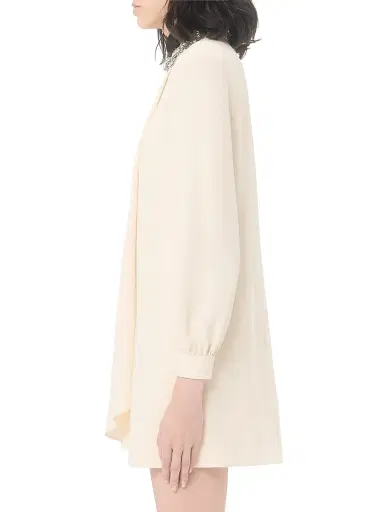 Valentino Garavani Women's Cady Couture Embroidered Dress - Coral - Size 2 | Thumbnail 4 Valentino Garavani Women's Cady Couture Embroidered Dress - Coral - Size 2 | Thumbnail 4