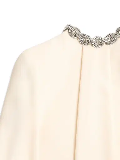 Valentino Garavani Women's Cady Couture Embroidered Dress - Coral - Size 2 | Thumbnail 7 Valentino Garavani Women's Cady Couture Embroidered Dress - Coral - Size 2 | Thumbnail 7