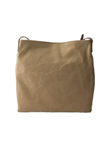 Prada Men's Route Canvas and Leather Shoulder Bag - Beige Khaki | Thumbnail 5