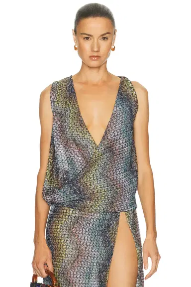 Missoni Short Sleeve Top | Thumbnail 1 Missoni Short Sleeve Top | Thumbnail 1