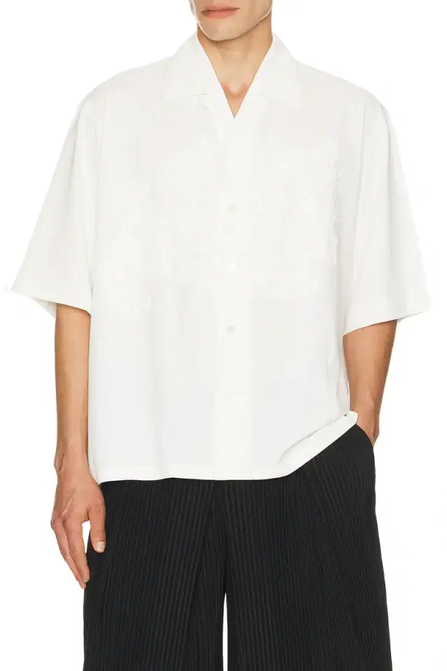 Homme Plisse Issey Miyake Embroidery Press Shirt
