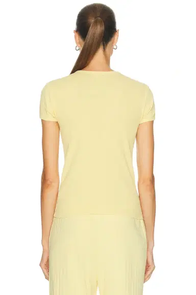 DONNI. The Pointelle Baby Tee | Thumbnail 3