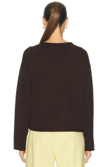 DONNI. The Cotton Knit Roll Cardigan | Thumbnail 3 DONNI. The Cotton Knit Roll Cardigan | Thumbnail 3
