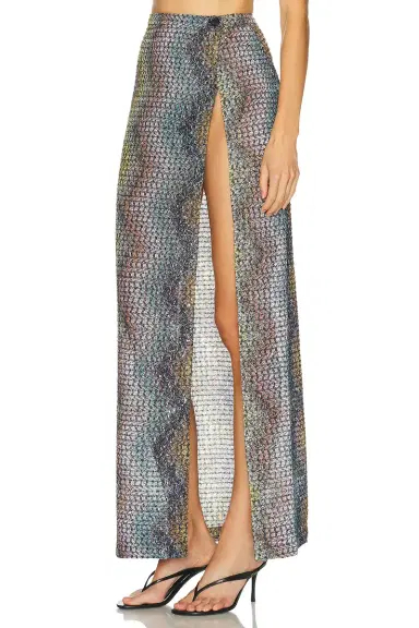 Missoni High Slit Long Skirt | Thumbnail 3 Missoni High Slit Long Skirt | Thumbnail 3