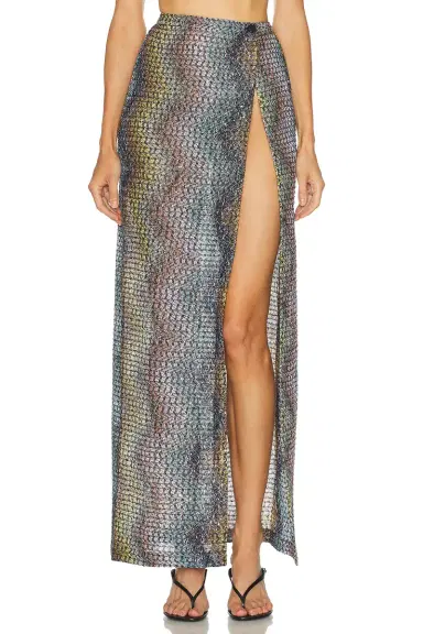 Missoni High Slit Long Skirt | Thumbnail 1 Missoni High Slit Long Skirt | Thumbnail 1