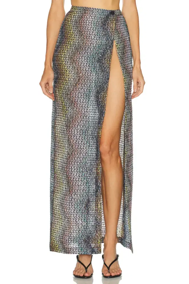 High Slit Long Skirt