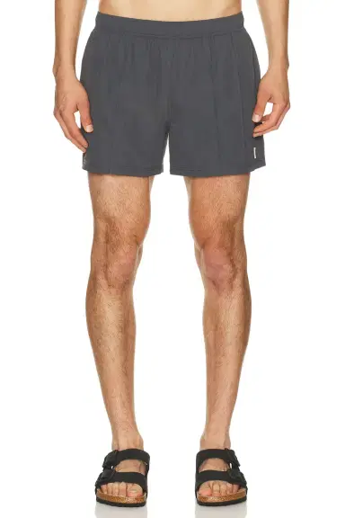 AUTO-REPLY 4 Vertical Pintuck Sebastian Swim Trunk | Thumbnail 1