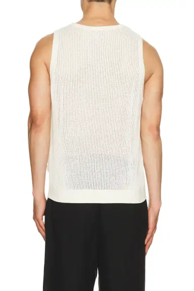 AUTO-REPLY Knit Mesh Tank Top | Thumbnail 2