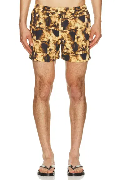 AUTO-REPLY 4 Printed Sebastian Swim Trunk | Thumbnail 1