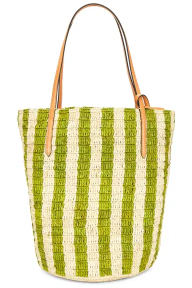Valentino Garavani Crochet Raffia VLogo Signature Bucket Bag | Thumbnail 3