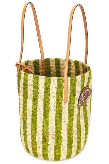 Valentino Garavani Crochet Raffia VLogo Signature Bucket Bag | Thumbnail 5