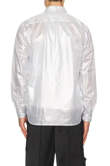 COMME des GARCONS Homme Plus Satin Button Down Shirt | Thumbnail 2