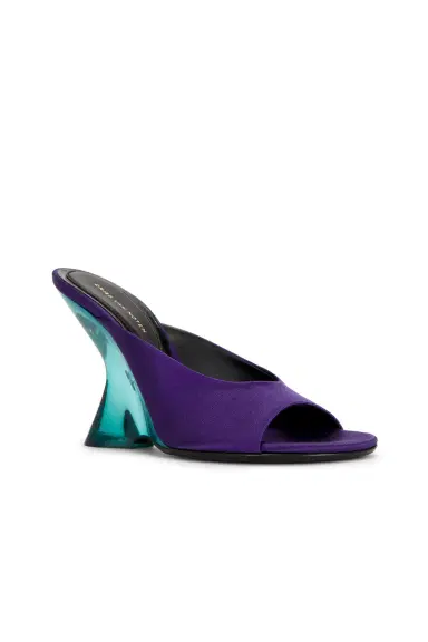Dries Van Noten Satin Mule Sandal | Thumbnail 2