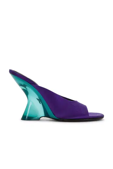 Dries Van Noten Satin Mule Sandal | Thumbnail 1