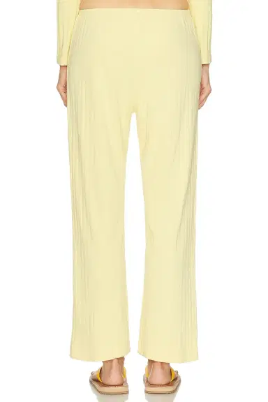 DONNI. The Pointelle Simple Crop Pant | Thumbnail 4