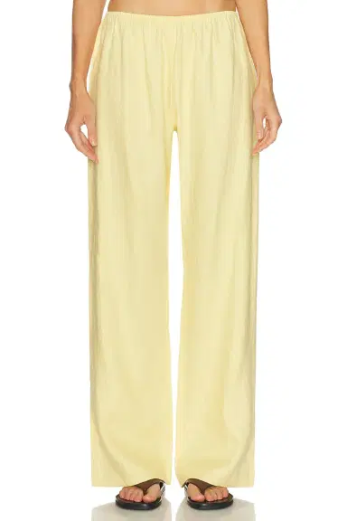 DONNI. The Linen Simple Pant | Thumbnail 1 DONNI. The Linen Simple Pant | Thumbnail 1