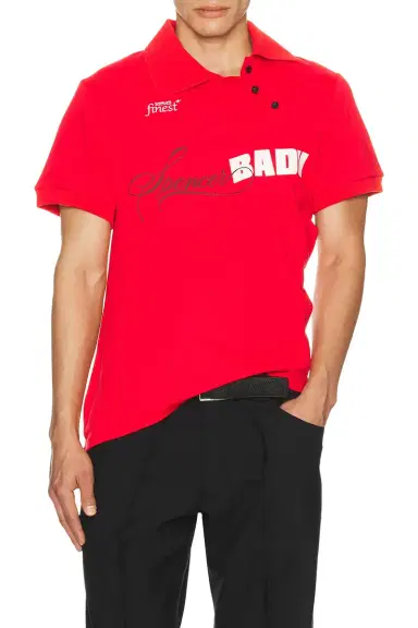Spencer Badu Twisted Polo Jersey | Thumbnail 1