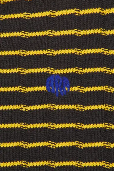 rice nine ten Knitted Cropped Polo Shirt | Thumbnail 5