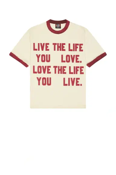 rice nine ten Hand Paint Ringer T-Shirt | Thumbnail 4