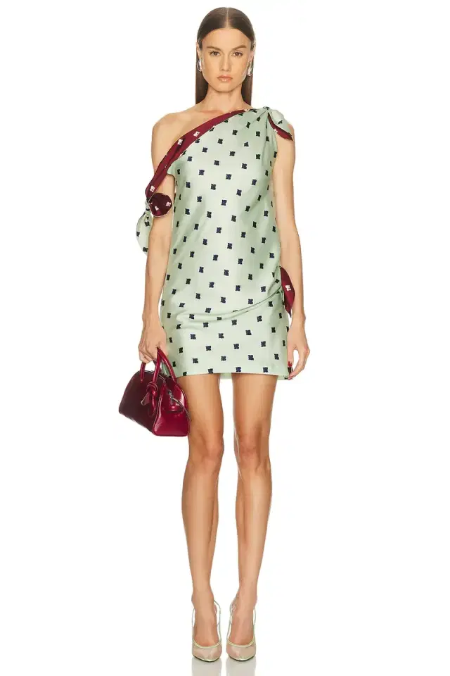 Marina Moscone Tabard Tie Tunic Top