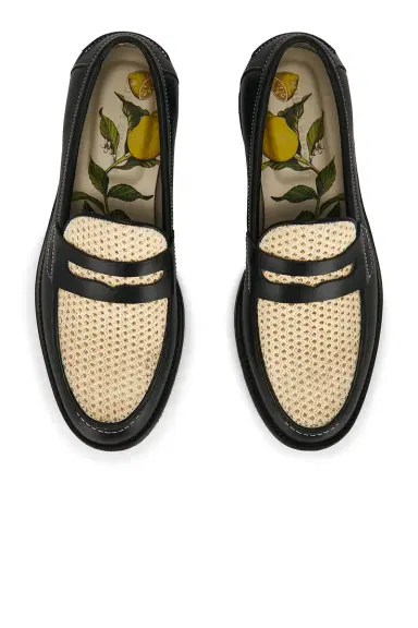 Duke + Dexter Duke + Dexter Wilde Rattan Penny Loafer | Thumbnail 4 Duke + Dexter Duke + Dexter Wilde Rattan Penny Loafer | Thumbnail 4