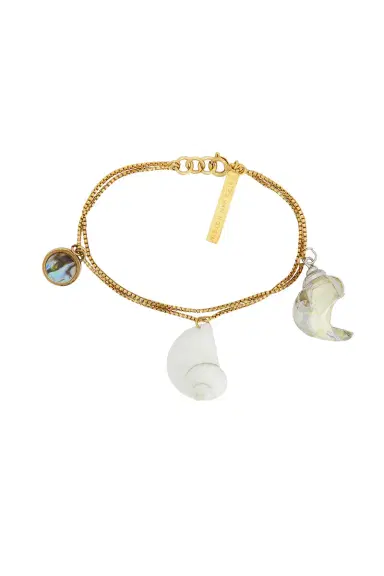 Dries Van Noten Natural Shell Resin Abalone Bracelet | Thumbnail 3