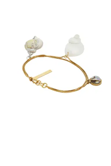 Dries Van Noten Natural Shell Resin Abalone Bracelet | Thumbnail 4