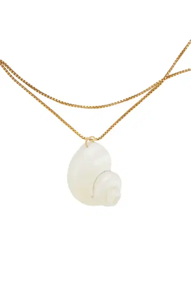 Dries Van Noten Natural Shell Resin Abalone Necklace | Thumbnail 3 Dries Van Noten Natural Shell Resin Abalone Necklace | Thumbnail 3
