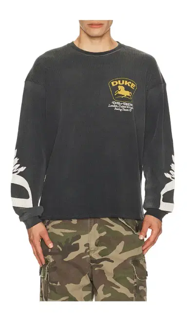 Duke + Dexter Duke + Dexter DR3 Sponsors Waffle Long Sleeve Tee | Thumbnail 6