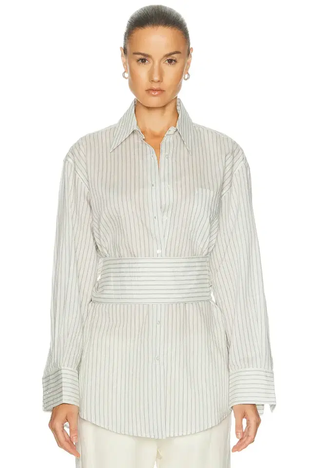 Silk Belted Top
