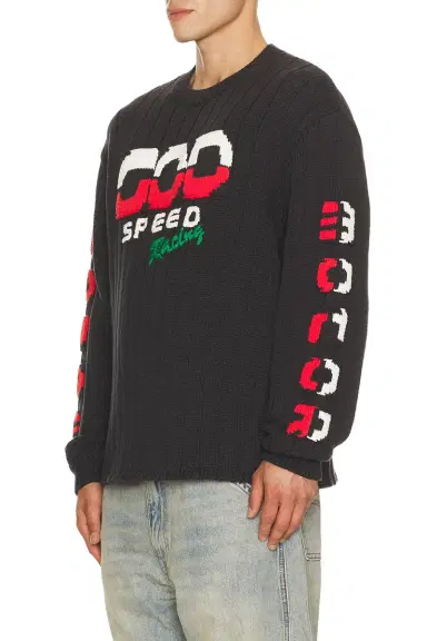 rice nine ten Knitted Racing Sweater | Thumbnail 2