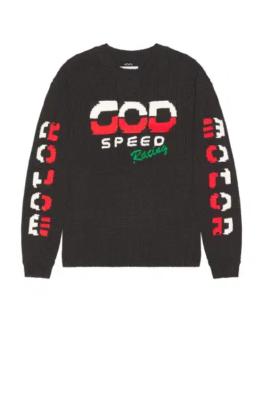 rice nine ten Knitted Racing Sweater | Thumbnail 5