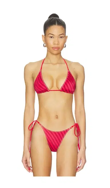 Frankies Bikinis X JENNIE Nick Satin Top | Thumbnail 1 Frankies Bikinis X JENNIE Nick Satin Top | Thumbnail 1
