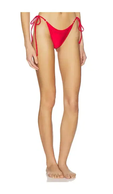 Frankies Bikinis X Jennie Mackenzie Beaded Satin Bottom | Thumbnail 2 Frankies Bikinis X Jennie Mackenzie Beaded Satin Bottom | Thumbnail 2