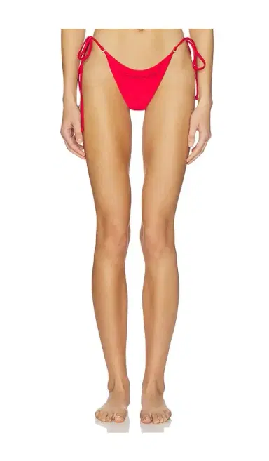 Frankies Bikinis X Jennie Mackenzie Beaded Satin Bottom | Thumbnail 1 Frankies Bikinis X Jennie Mackenzie Beaded Satin Bottom | Thumbnail 1