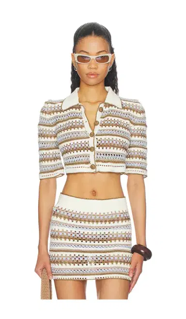 My Beachy Side Celia Hand Crocheted Cardigan | Thumbnail 1 My Beachy Side Celia Hand Crocheted Cardigan | Thumbnail 1
